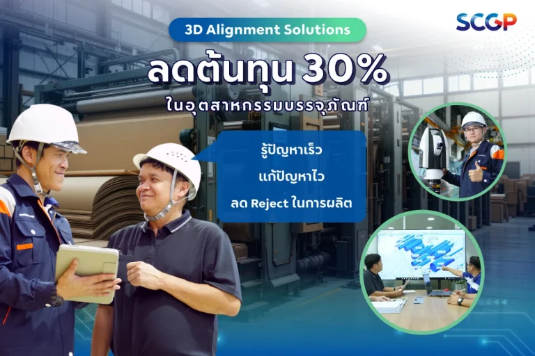 ลดต้นทุน 30% ในการผลิตบรรจุภัณฑ์ด้วย 3D Alignment Solutions