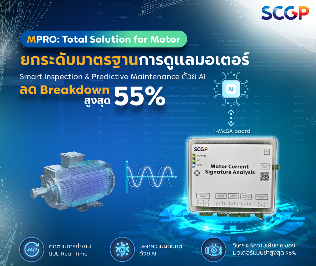 พลิกโฉมการดูแลมอเตอร์ด้วย AI - Intelligence Motor Current Signature ...
